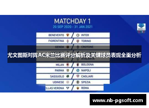 尤文图斯对阵AC米兰比赛评分解析及关键球员表现全面分析