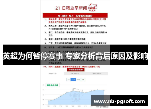 英超为何暂停赛事 专家分析背后原因及影响 英超为何暂停赛事 专家分析背后原因及影响
